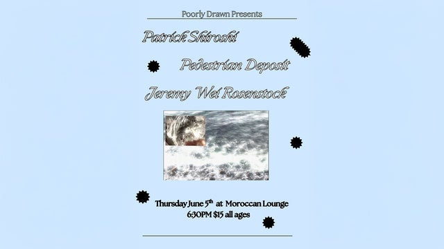 Patrick Shiroishi, Pedestrian Deposit & Jeremy Wei Rosenstock