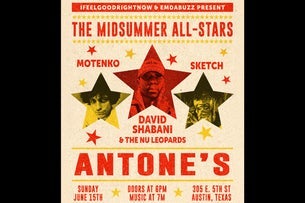 Shabani & the Nu Leopards w/ Sketch & Motenko