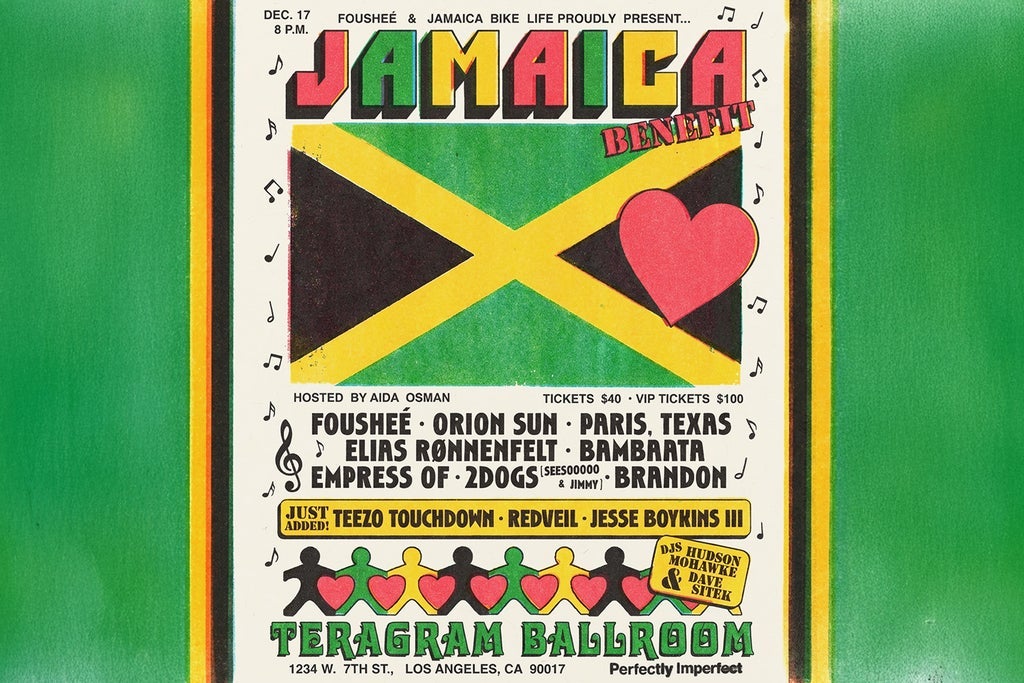 Hurricane Benefit for Jamaica featuring Fousheé, Orion Sun + more