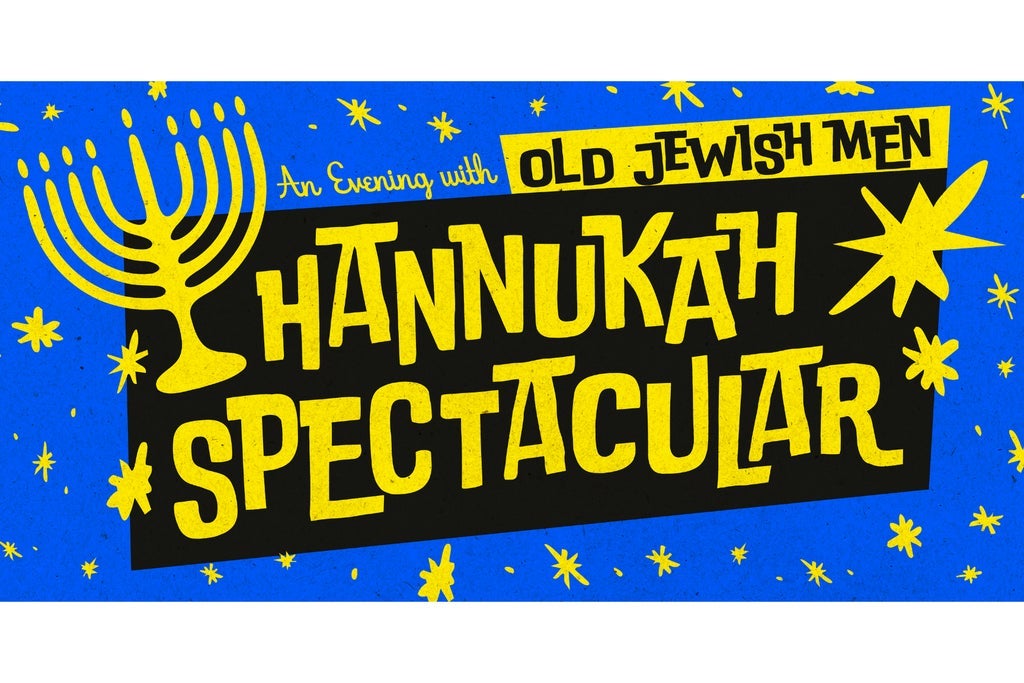 Old Jewish Men's Hanukkah Spectacular