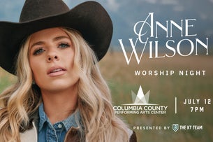Anne Wilson in Concert - Presented by the KT Team